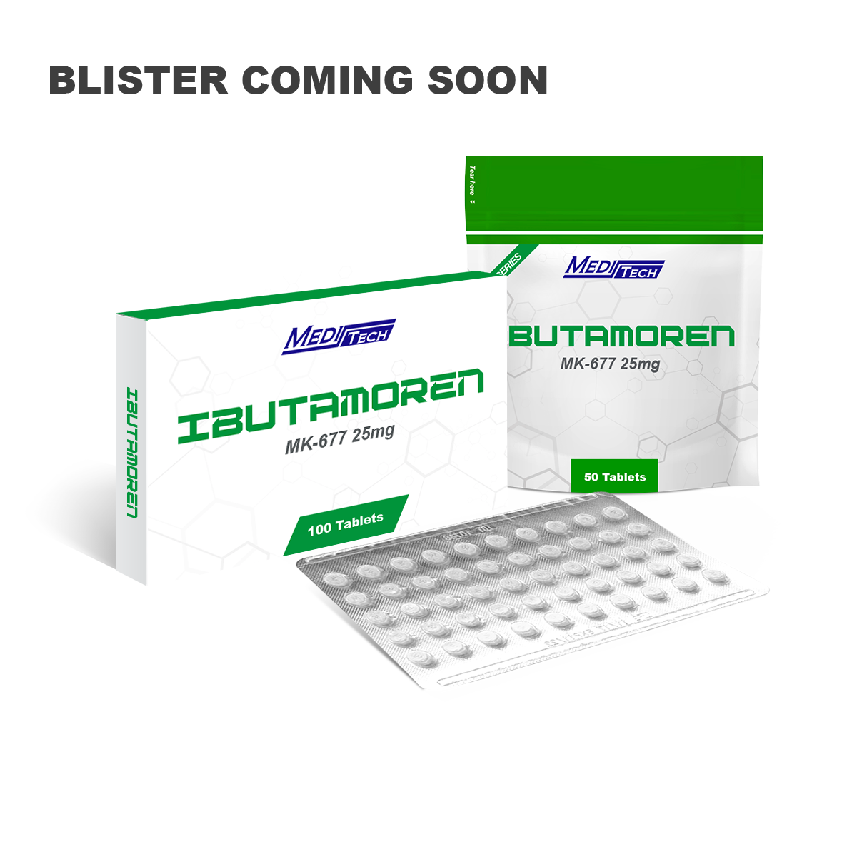 Ibutamoren (MK-677 25 mg) 50 tablets