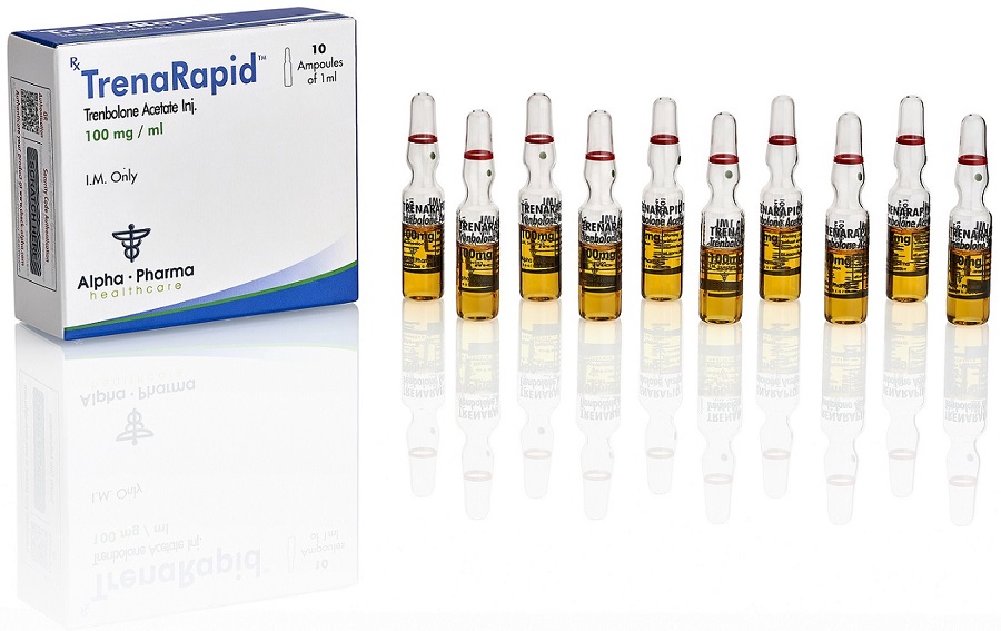 Alpha Pharma. TrenaRapid (Trenbolone Acetate 100 mg/ml) 10 ml (Tren A)