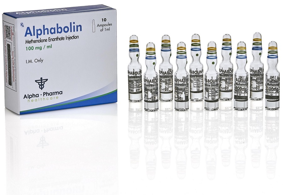 Alpha Pharma. Alphabolin (Methenolone Enanthate 100 mg/ml) 10 ml