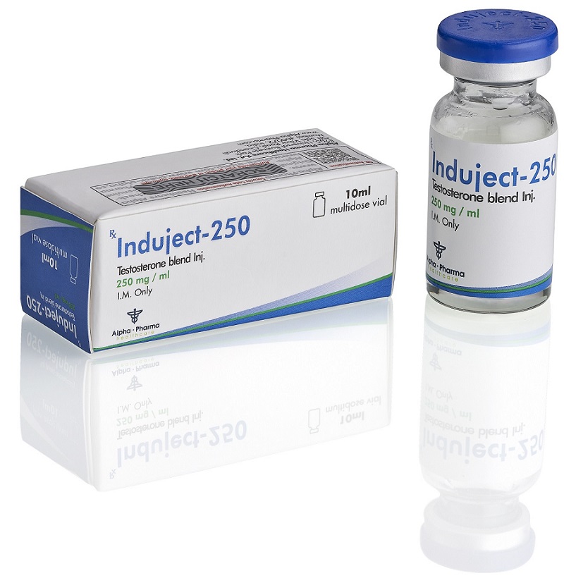 Alpha Pharma. Induject-250 (Testosterone Blend 250 mg/ml) 10 ml